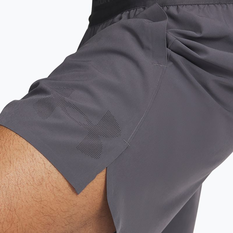 Pantaloni de antrenament pentru bărbați Under Armour Vanish Elite 6in castlerock/castlerock 4