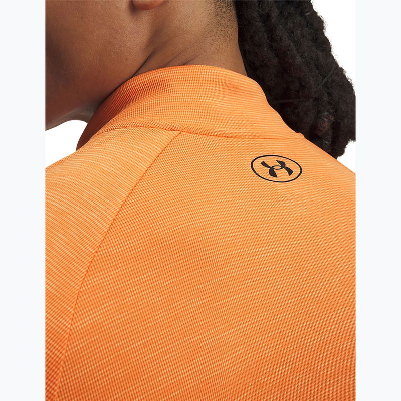 Bluză pentru bărbați Under Armour Tech Textured 1/2 Zip LS outrageous orange/black 3