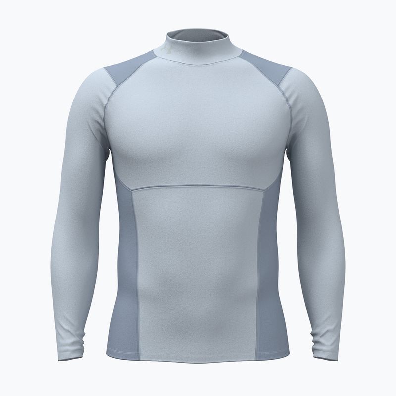Longsleeve de antrenament pentru bărbați Under Armour Coldgear Elite Comp Mock blue fog/blue wind/reflective