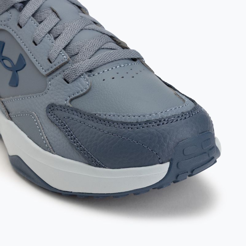 Încălțăminte de antrenament pentru bărbați Under Armour Edge Leather gravel/blue fog/blackout navy 7