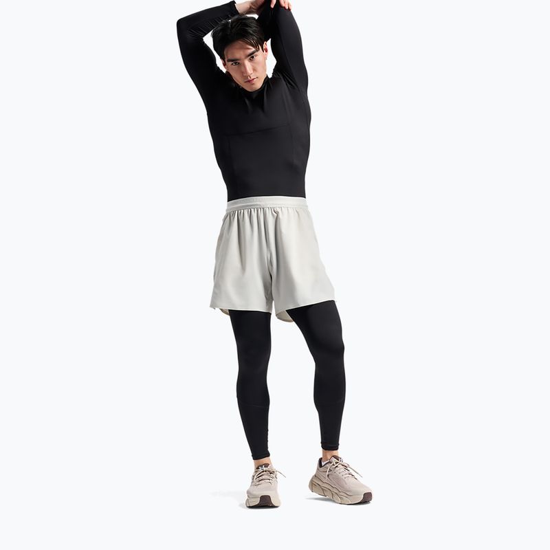 Longsleeve de antrenament pentru bărbați Under Armour Coldgear Elite Comp Mock ultimate black/ultimate black/reflective 2