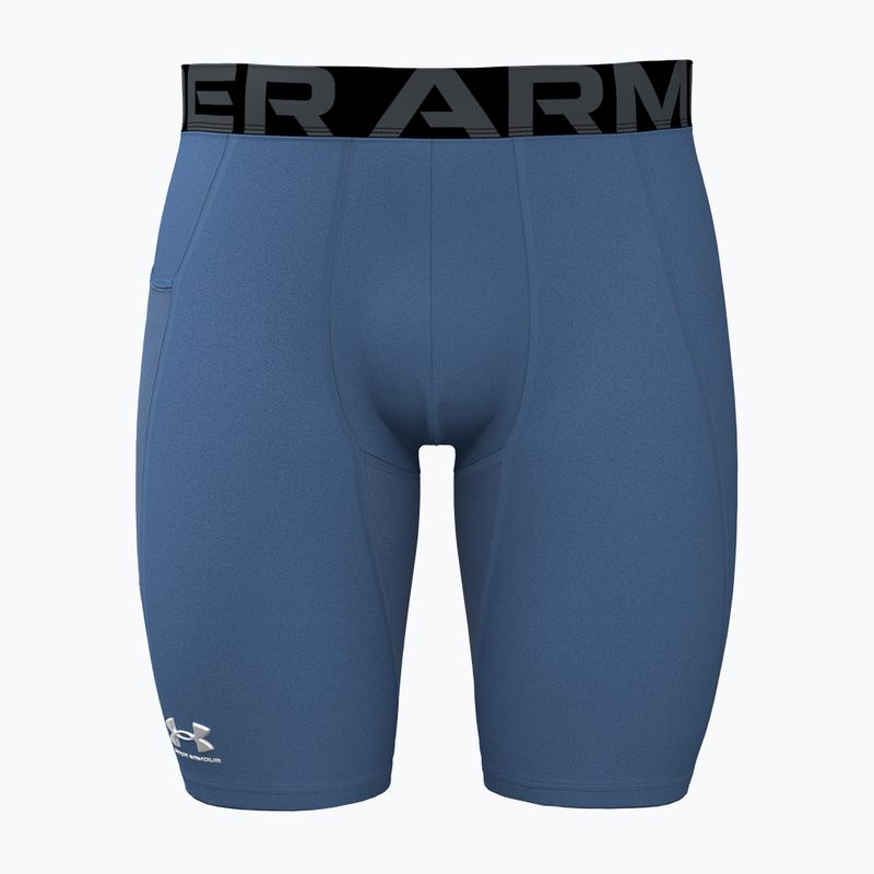 Pantaloni scurți de antrenament pentru bărbați Under Armour HG Armour Long Shorts aegean blue/white