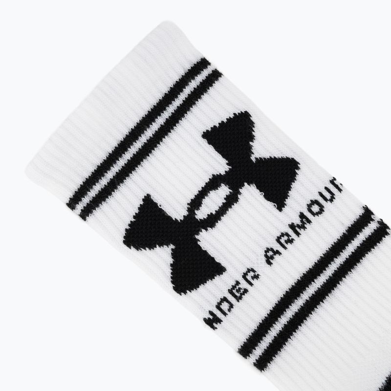 Șosete Under Armour Perf Tech Nov Crew 3 pack white/white/ultimate black 3