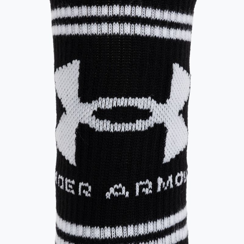 Șosete Under Armour Perf Tech Nov Crew 3 pack ultimate black/ultimate black/white 3