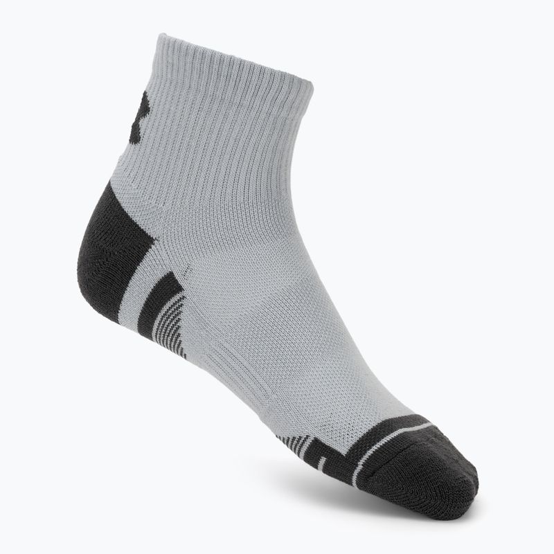 Șosete Under Armour Perf Tech Qtr 3 pack mod gray/white/jet gray 3