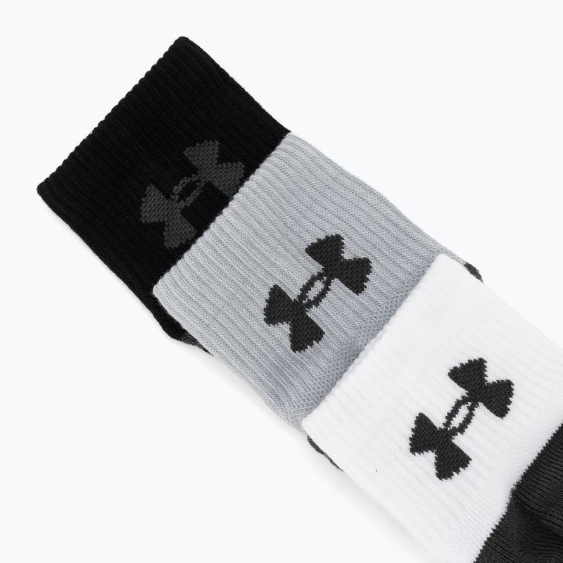Șosete Under Armour Perf Tech Qtr 3 pack mod gray/white/jet gray 6
