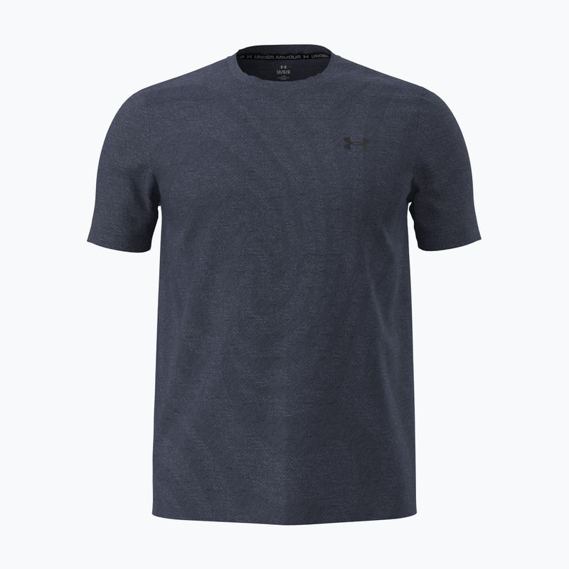 Tricou de antrenament bărbați Under Armour Vanish Seamless Novelty SS downpour gray/ultimate black