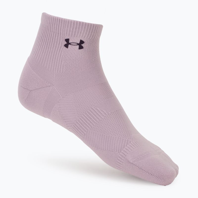 Șosete pentru femei Under Armour Vanish 3 Pack mauve pink/titanium/purple echo 2