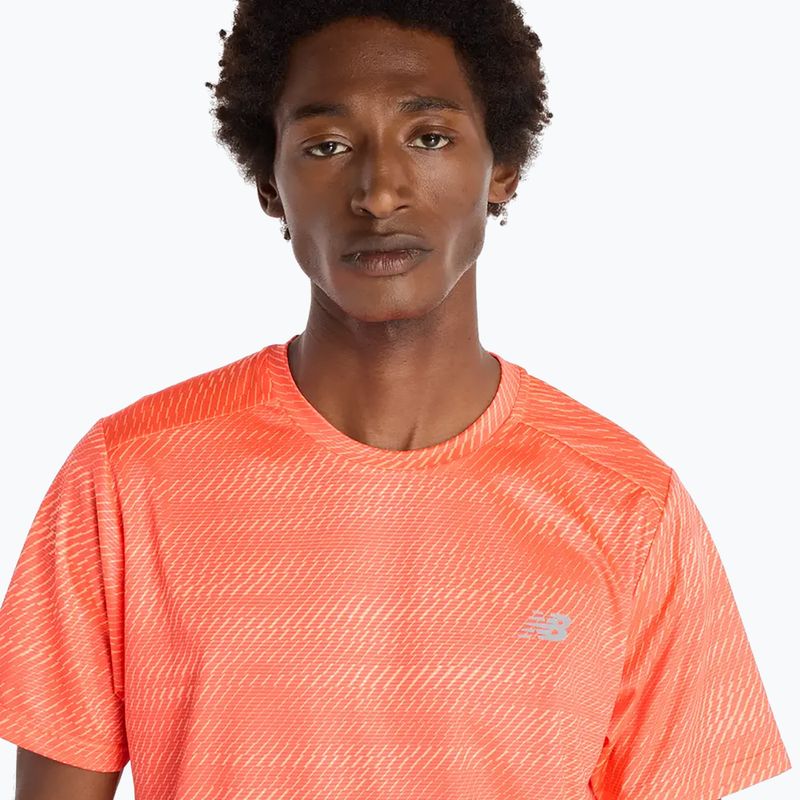 Tricou de alergare pentru bărbați New Balance Sport Essentials Printed red 4