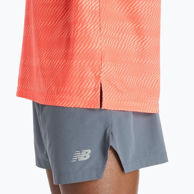 Tricou de alergare pentru bărbați New Balance Sport Essentials Printed red 5