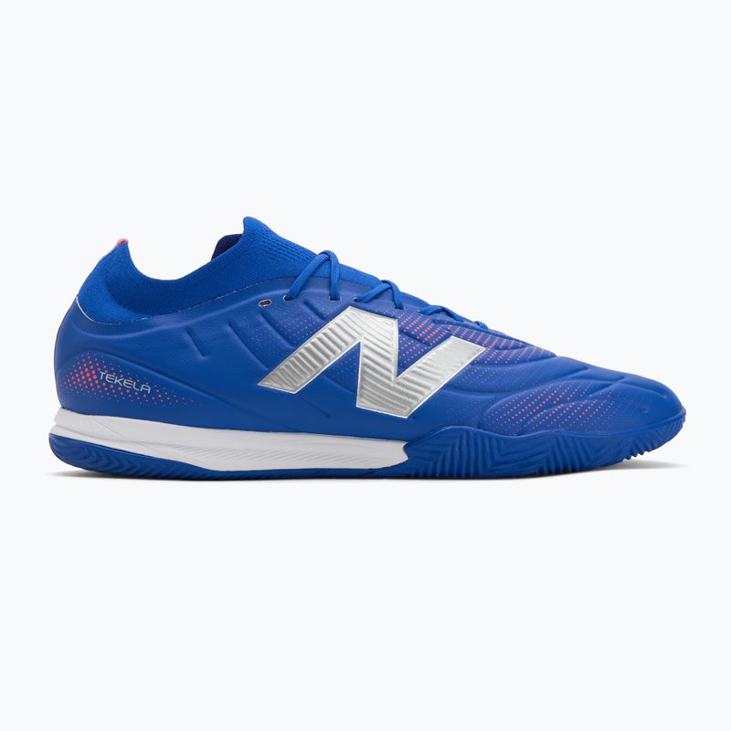 Ghete de fotbal New Balance Tekela Team Low V5 IN albastre 2