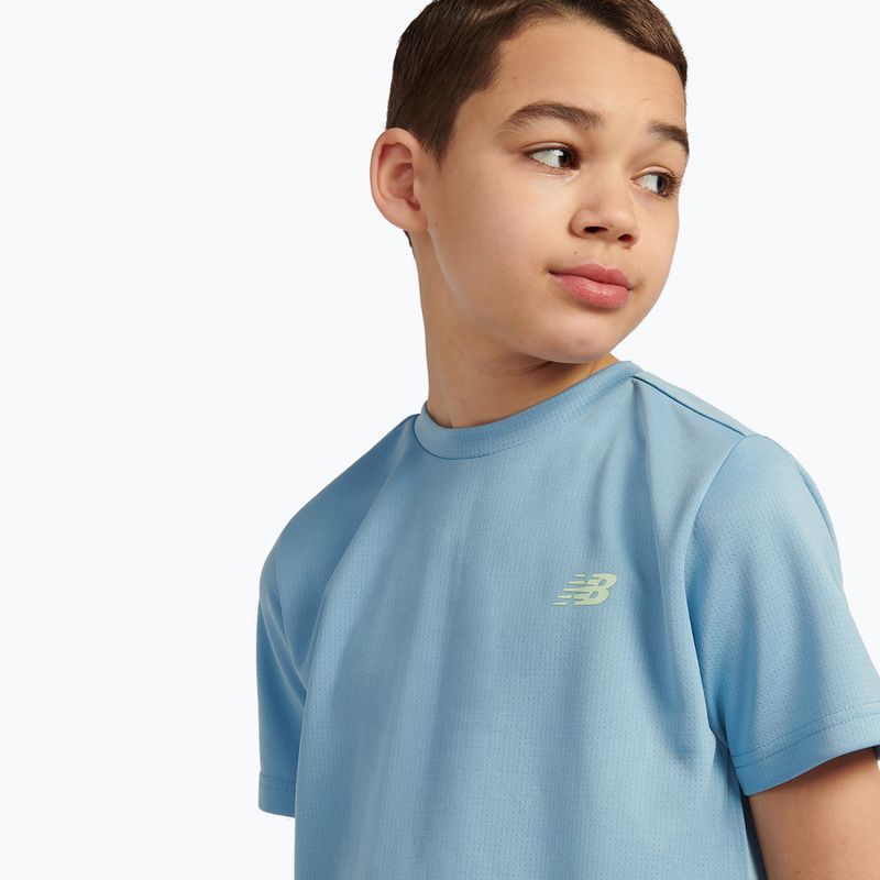 Tricou pentru copii New Balance Athletic Tee still water 4