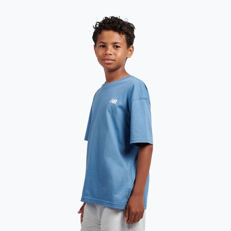 Tricou pentru copii New Balance Jersey Small Logo Tee shoreline blue 4