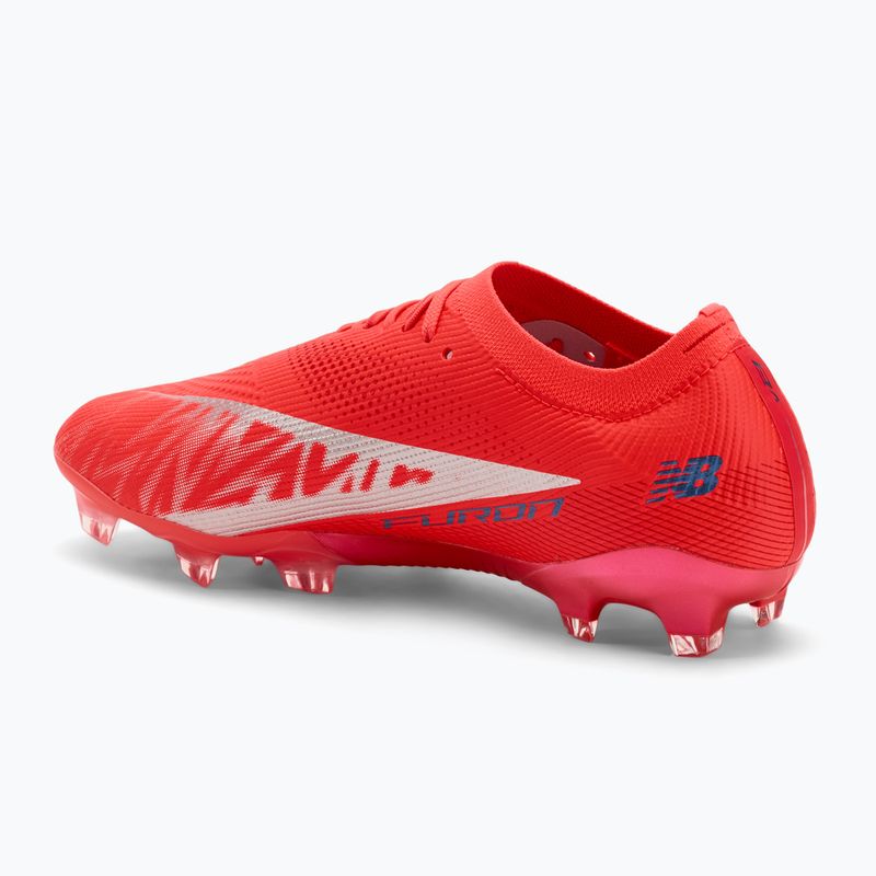 Ghete de fotbal New Balance Furon Elite V8 FG roșii 3
