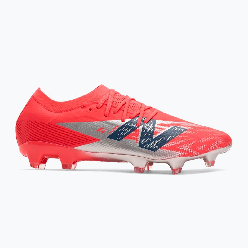 Ghete de fotbal New Balance Furon Pro V8 FG roșii 2