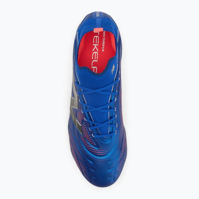 Ghete de fotbal New Balance Tekela Elite Low V5 FG albastre 5