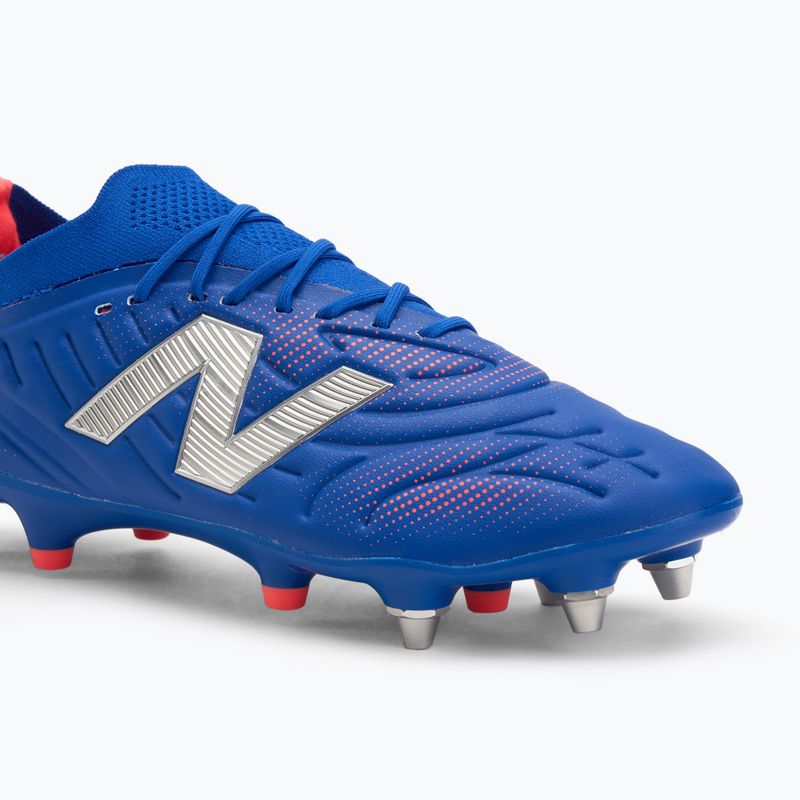 Ghete de fotbal New Balance Tekela Pro Low V5 SG albastre 7