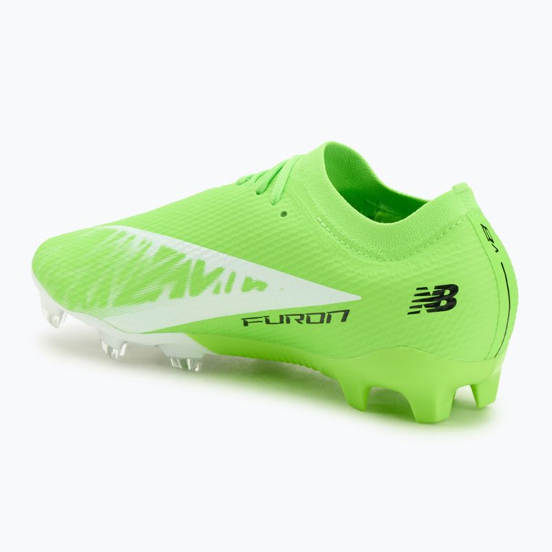 Ghete de fotbal New Balance Furon Team V8 FG verde 3