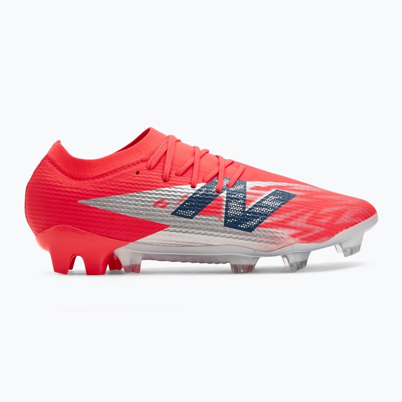 Ghete de fotbal New Balance Furon Team V8 FG roșii 2