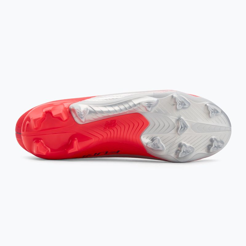Ghete de fotbal New Balance Furon Team V8 FG roșii 4