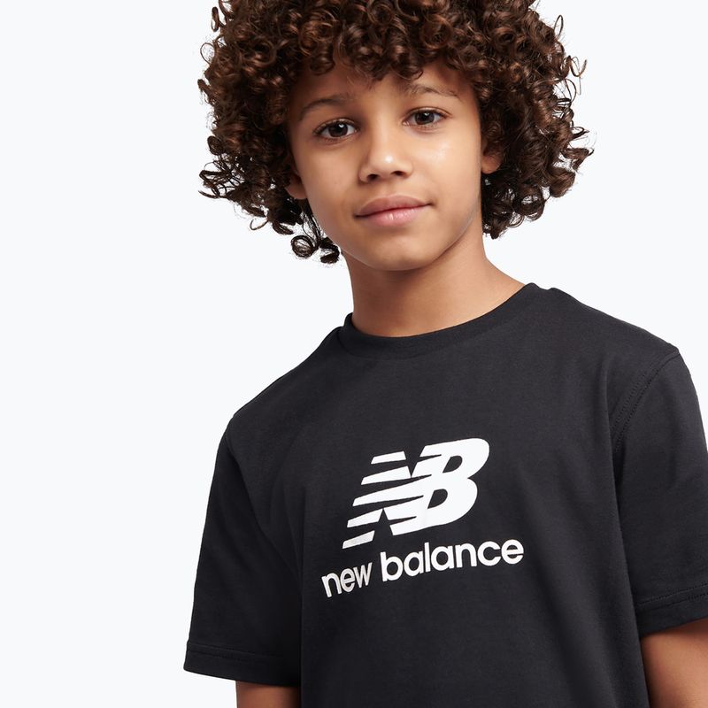 Set pentru copii New Balance Stacked Logo Tee & FT Short nb caviar 5