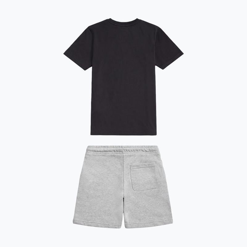 Set pentru copii New Balance Stacked Logo Tee & FT Short nb caviar 9