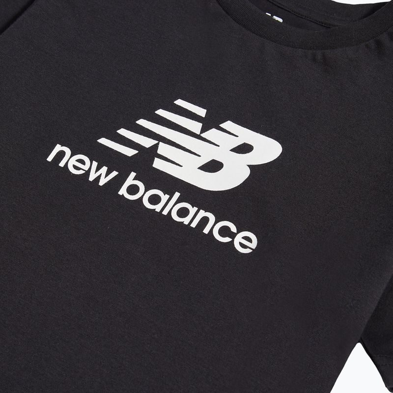 Set pentru copii New Balance Stacked Logo Tee & FT Short nb caviar 11