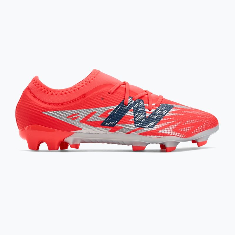 Ghete de fotbal pentru copii New Balance Furon Team V8 Jr FG roșu 2