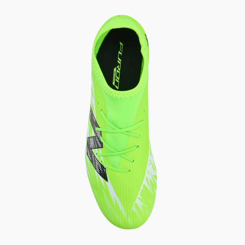 Ghete de fotbal pentru copii New Balance Furon Team V8 Jr FG verde 5