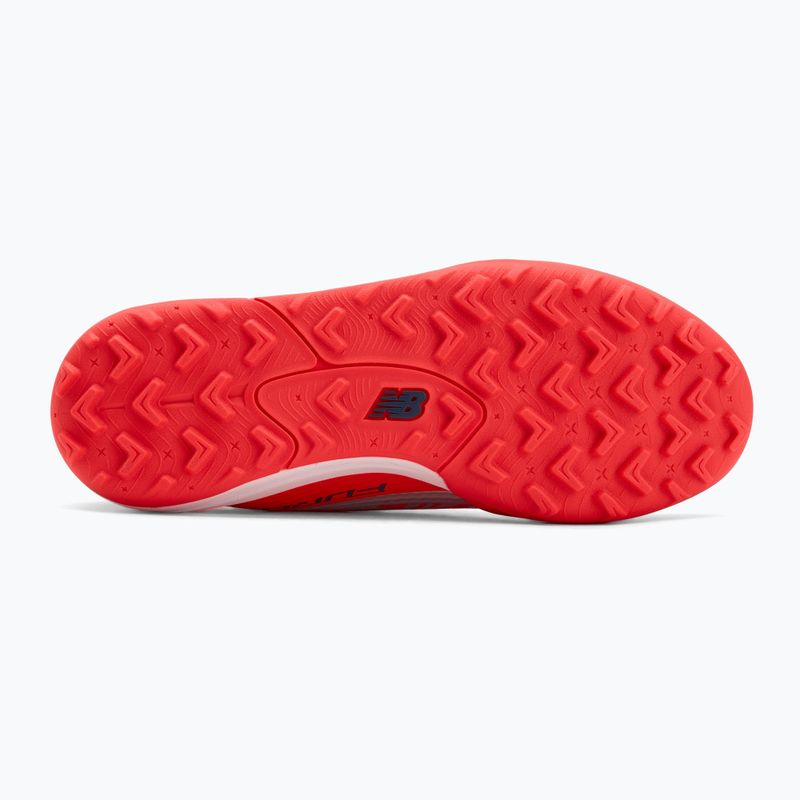 Ghete de fotbal pentru copii New Balance Furon Team V8 Jr TF roșu 4