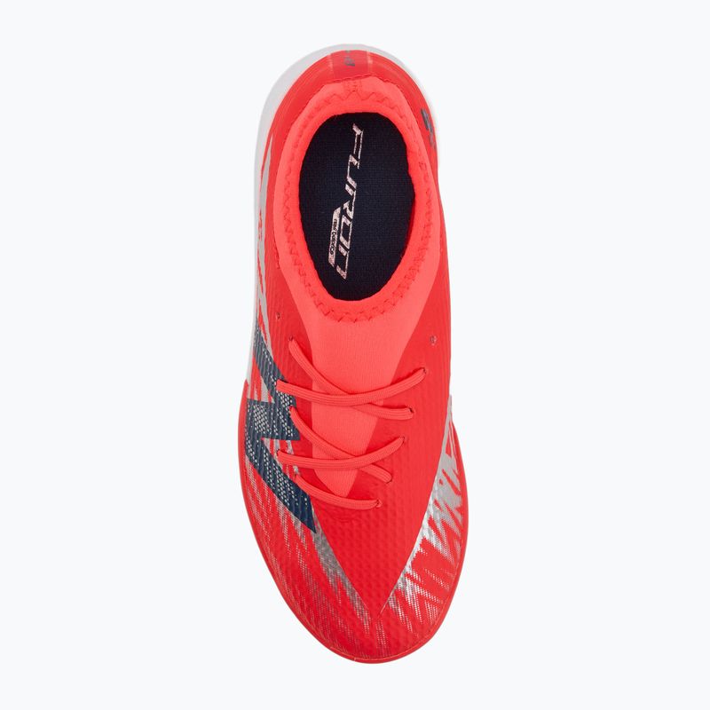Ghete de fotbal pentru copii New Balance Furon Team V8 Jr TF roșu 5