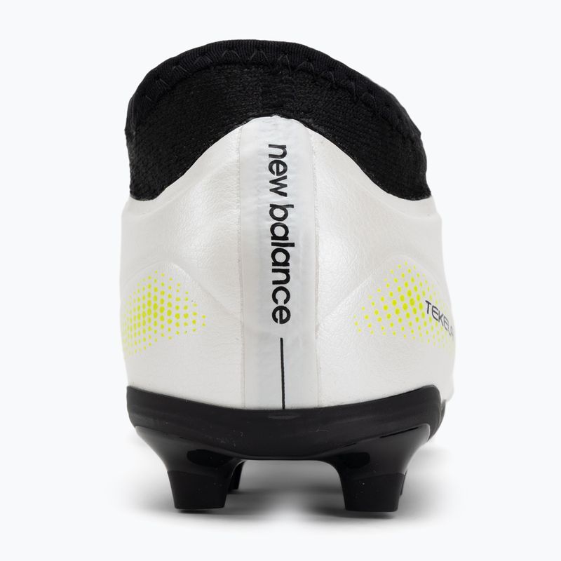 Ghete de fotbal pentru copii New Balance Tekela Team Low JR FG albe 6