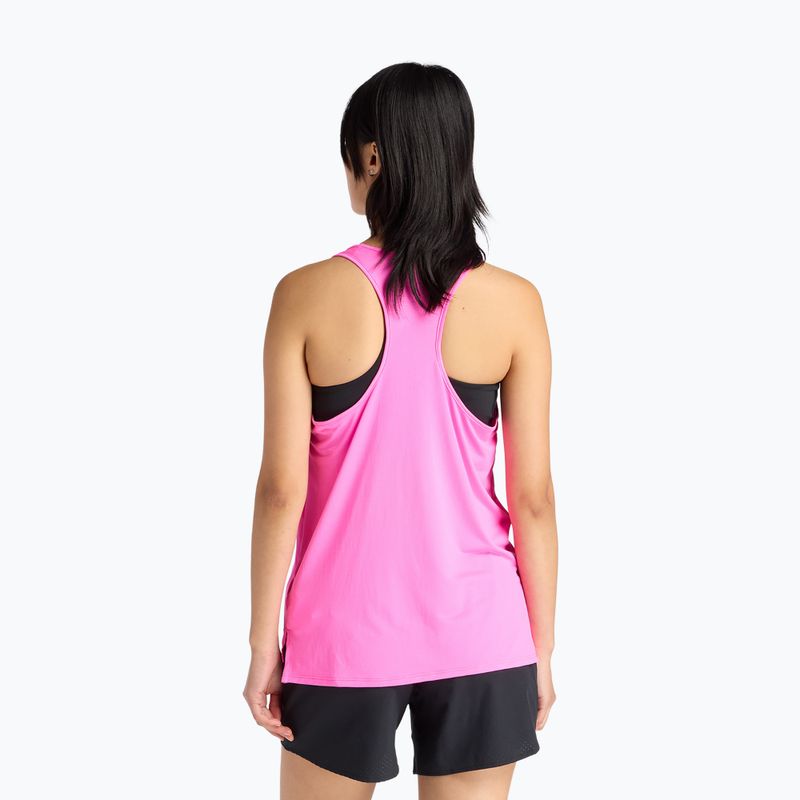 Tricou de alergare pentru femei New Balance Sport Essentials Tank pink heat 2
