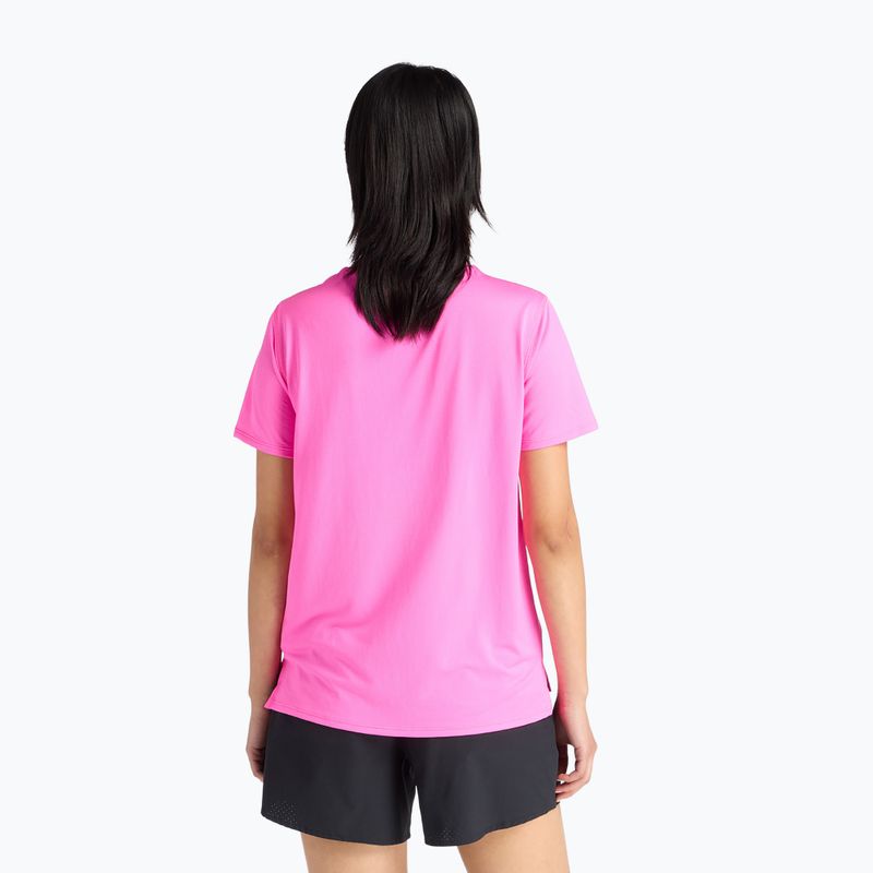 Tricou de alergare pentru femei New Balance Essentials pink heat 2