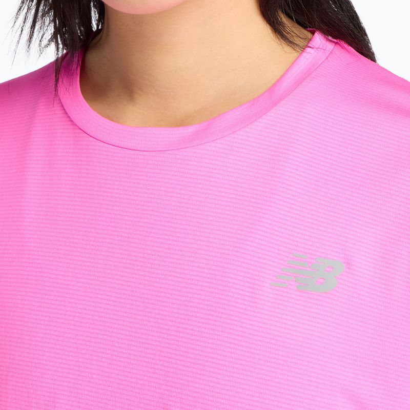 Tricou de alergare pentru femei New Balance Essentials pink heat 4