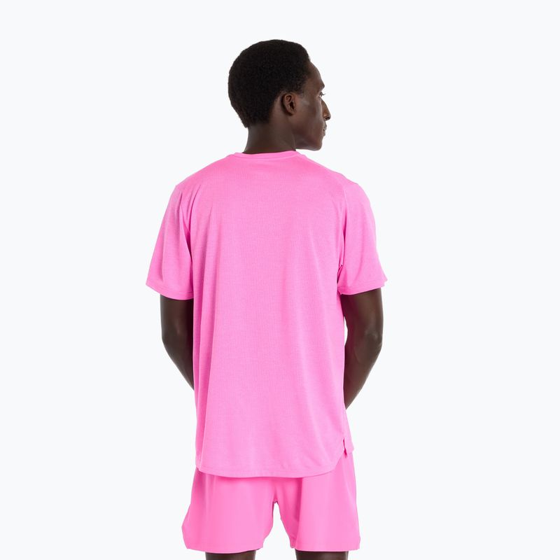 Tricou pentru bărbați New Balance Athletics Run pink heat heather 3