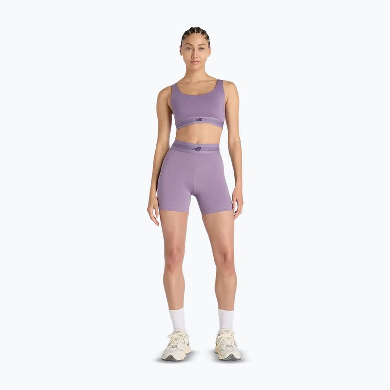 Pantaloni scurți pentru femei New Balance AC Fitted 5" candied violet 2