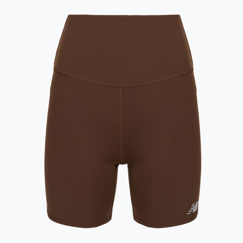 Pantaloni scurți de damă New Balance Harmony High Rise pumpernickel 6