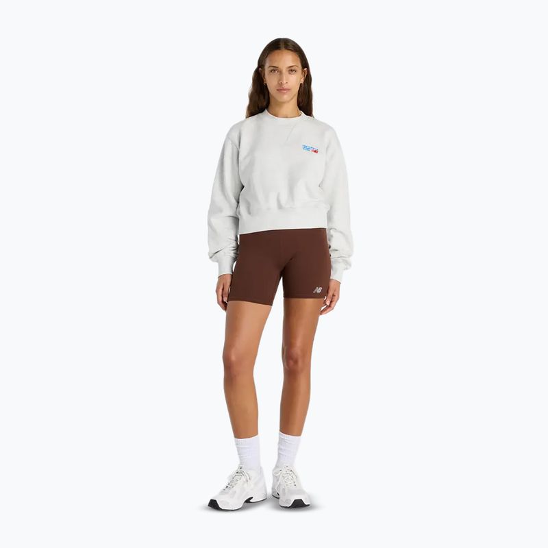 Pantaloni scurți de damă New Balance Harmony High Rise pumpernickel 2