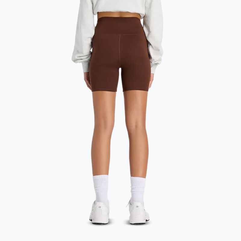 Pantaloni scurți pentru femei New Balance Harmony High Rise pumpernickel 3
