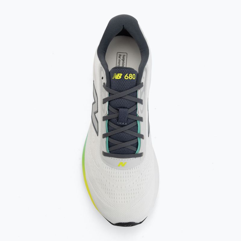 Încălțăminte de alergare pentru bărbați  New Balance Fresh Foam 680's V9 reflection/grey matter/alkaline green 5