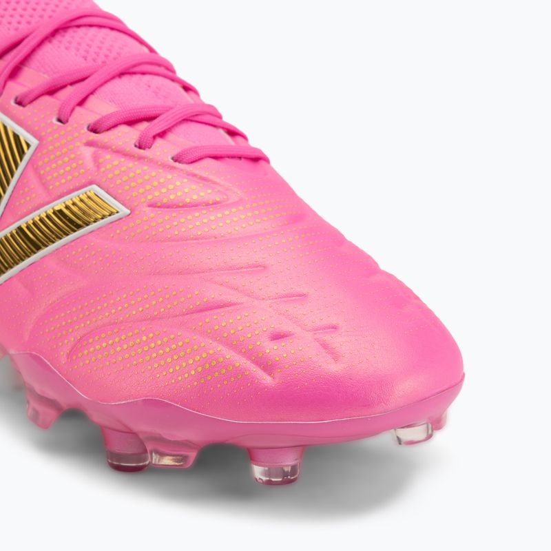 Ghete de fotbal New Balance Tekela Elite Low V5 FG pink heat/metallic gold/pink satin 7