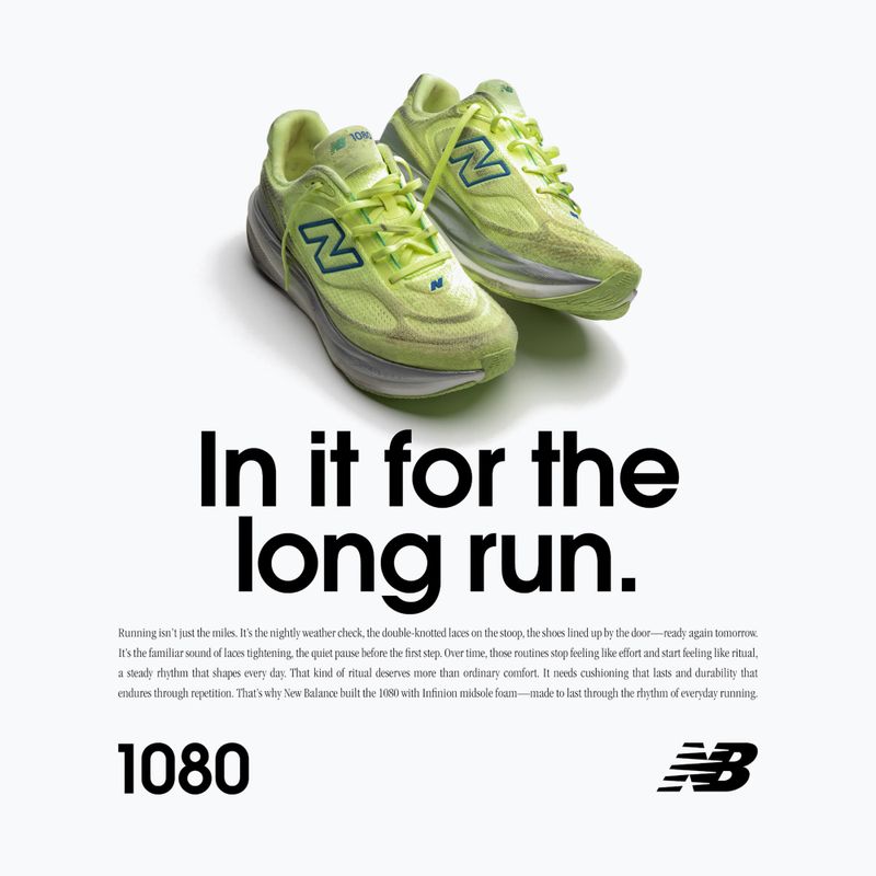 Încălțăminte de alergare pentru bărbați New Balance 1080'S V15 afterglow/blue bird/silver metallic 8