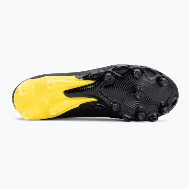 Ghete de fotbal New Balance Tekela Team Low V5 FG black 100/punch yellow/fire cracker 4