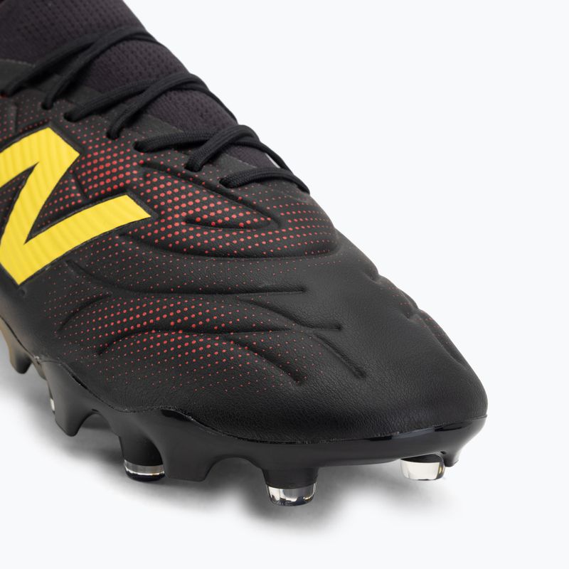 Ghete de fotbal New Balance Tekela Team Low V5 FG black 100/punch yellow/fire cracker 7