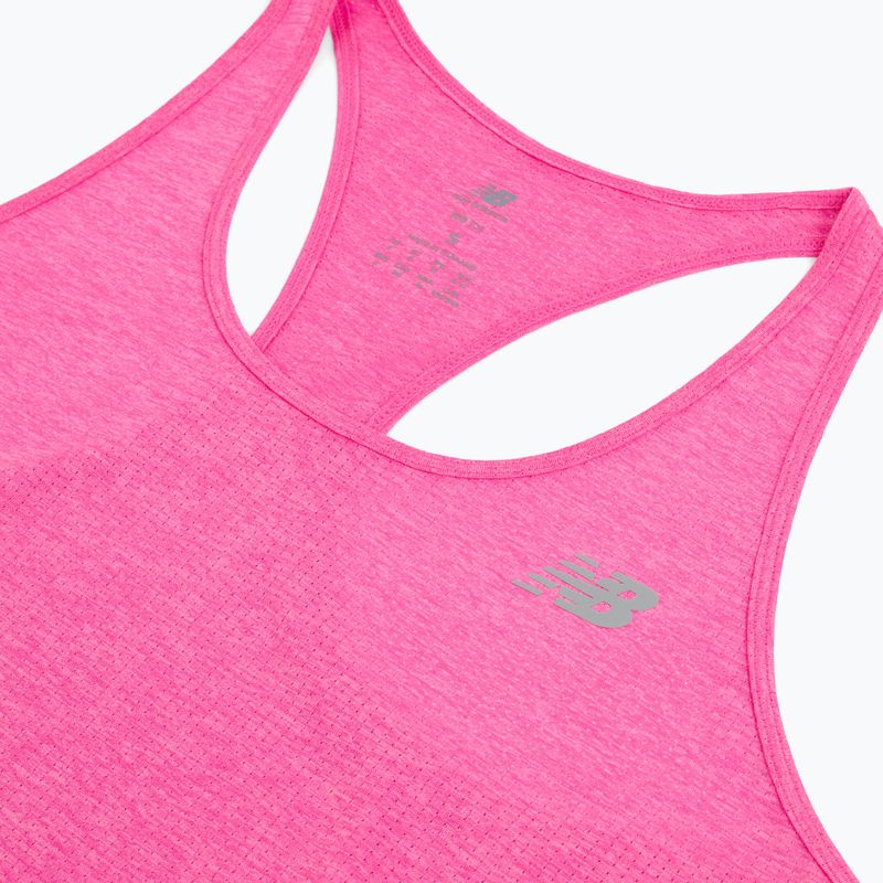 Tricou pentru femei New Balance Athletics Tank pink heat heather 3