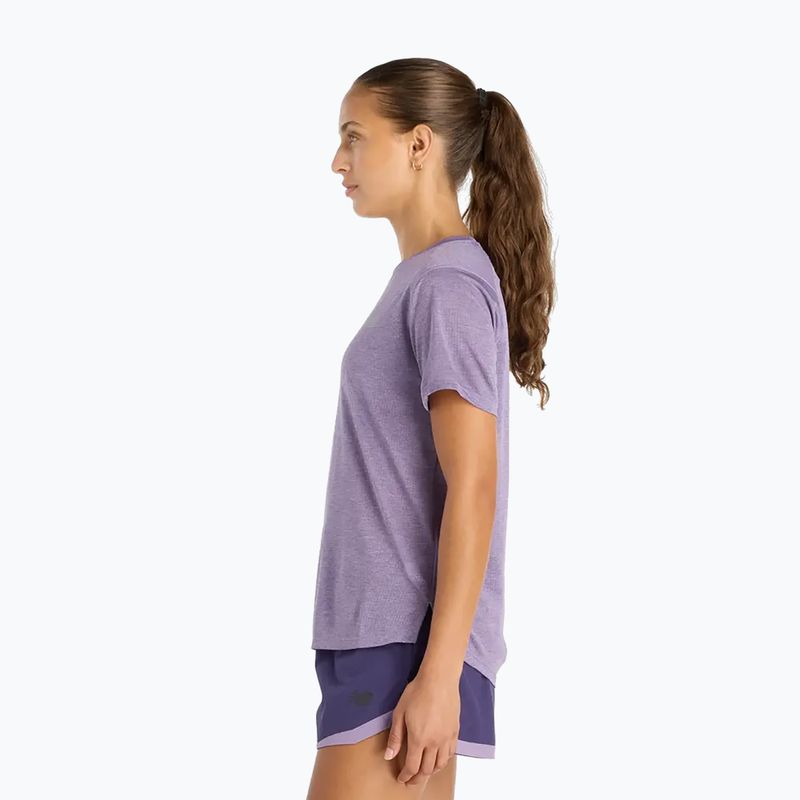 Tricou damă New Balance Athletics candied violet heather 4