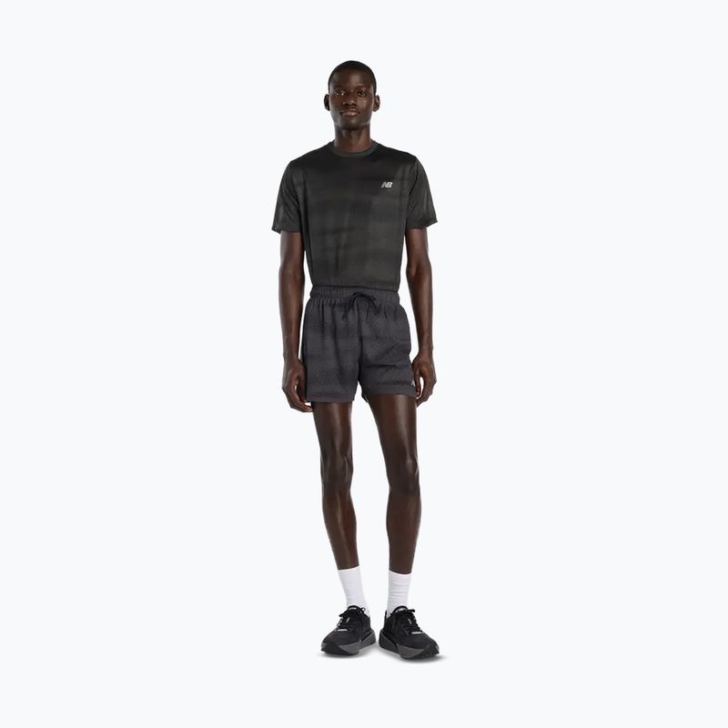 Tricou pentru bărbați New Balance Athletics Printed black/grey 2