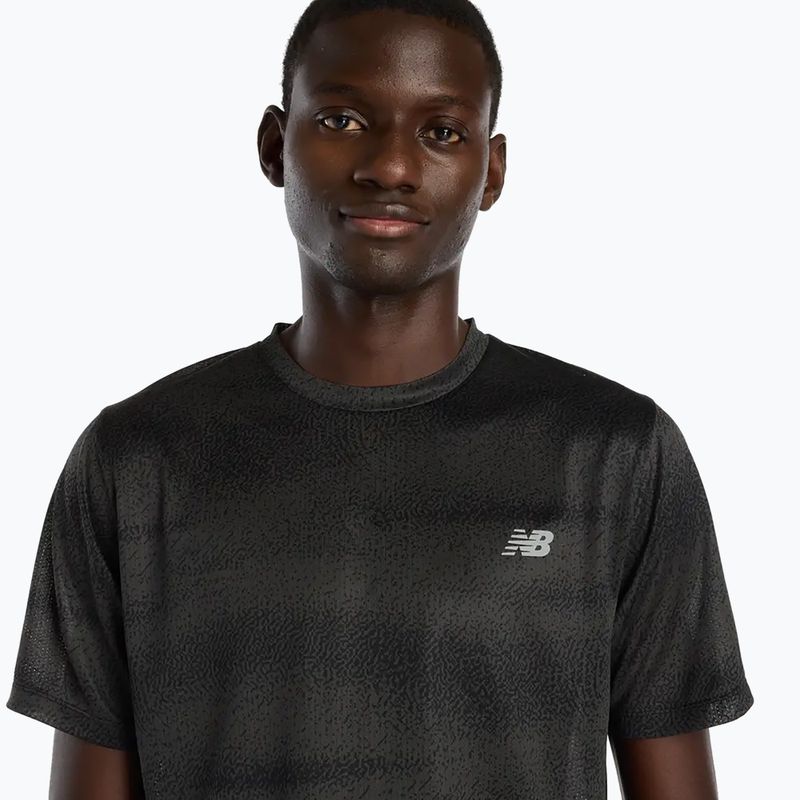 Tricou pentru bărbați New Balance Athletics Printed black/grey 5