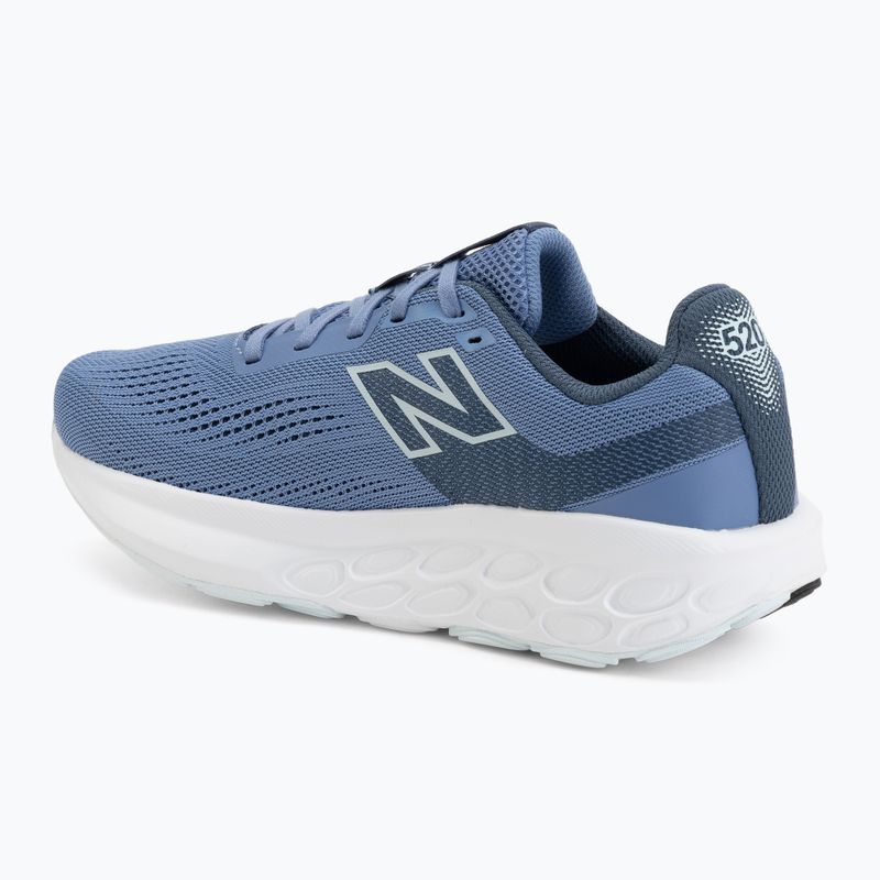 Încălțăminte de alergare pentru femei New Balance Fresh Foam 520's V9 fairweather blue/vinte indigo/glint blue 3